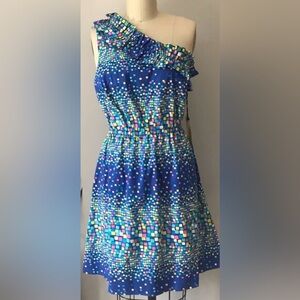 Ellen & Ollie One Shoulder Dress 10